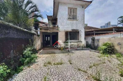 Sobrado à venda, 130 m² por r$ 800.000,00 - macuco - santos/sp