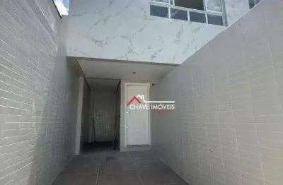 Casa nova com 3 dormitórios à venda, 82 m² por R$ 639.000 - Vila Belmiro - Santos/SP