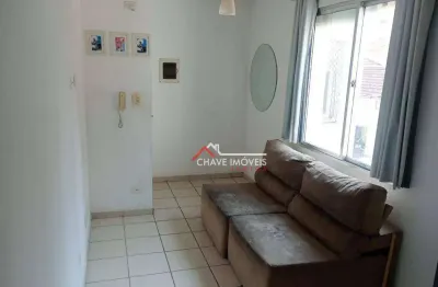 Apartamento com 1 dormitório à venda, 56 m² por r$ 330.000,00 - boqueirão - santos/sp