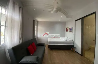Kitnet com 1 dormitório, 36 m² - venda por r$ 329.000,00 ou aluguel por r$ 2.800,02/mês - ponta da praia - santos/sp