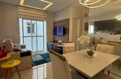 Village com 2 dormitórios à venda, 102 m² por r$ 650.000,00 - macuco - santos/sp
