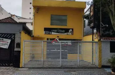 Casa para alugar, 396 m² por r$ 15.688,19/mês - aparecida - santos/sp