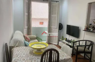 Apartamento com 2 dormitórios à venda, 78 m² por r$ 400.000,00 - boqueirão - santos/sp