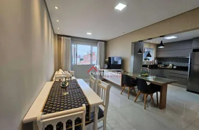 Apartamento com 2 dormitórios à venda, 69 m² por r$ 550.000,00 - aparecida - santos/sp