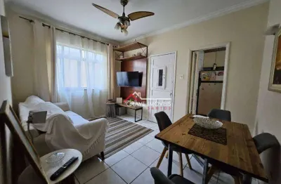 Apartamento com 2 dormitórios à venda, 90 m² por r$ 388.000,00 - aparecida - santos/sp