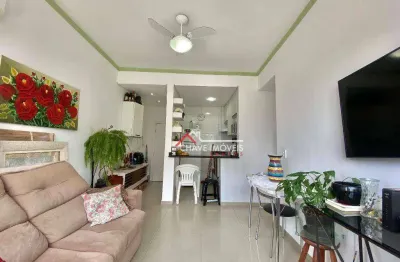 Apartamento com 2 dormitórios à venda, 64 m² por r$ 540.000,00 - embaré - santos/sp