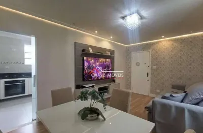 Apartamento à venda, 89 m² por r$ 450.000,00 - estuário - santos/sp