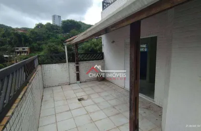 Cobertura, 108 m² - venda por r$ 650.000,00 ou aluguel por r$ 4.600,00/mês - josé menino - santos/sp