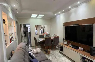 Apartamento com 3 dormitórios à venda, 98 m² por r$ 890.000,00 - aparecida - santos/sp