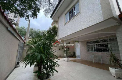 Sobrado à venda, 156 m² por r$ 1.550.000,00 - aparecida - santos/sp
