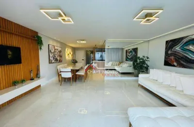 Apartamento com 3 dormitórios à venda, 147 m² por r$ 2.555.000,00 - gonzaga - santos/sp