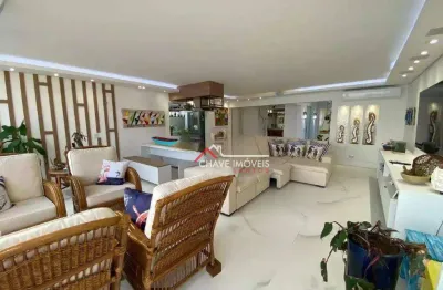 Apartamento à venda, 200 m² por r$ 2.130.000,00 - aparecida - santos/sp