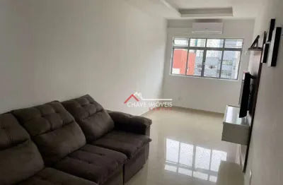 Apartamento com 2 dormitórios à venda, 93 m² - vila matias - santos/sp