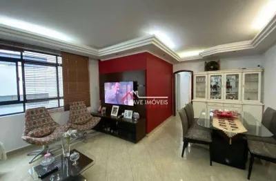 Apartamento à venda, 124 m² por r$ 948.000,00 - pompéia - santos/sp