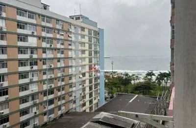 Apartamento com 2 dormitórios à venda, 55 m² por r$ 390.000,00 - embaré - santos/sp