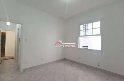 Studio com 1 dormitório para alugar, 40 m² por r$ 2.300,02/mês - embaré - santos/sp