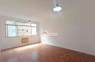 Apartamento com 2 dormitórios à venda, 147 m² por r$ 850.000,00 - boqueirão - santos/sp