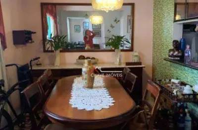 Sobrado à venda, 100 m² por r$ 585.000,00 - macuco - santos/sp