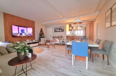 Apartamento com 3 dormitórios à venda, 147 m² por r$ 1.800.000,00 - boqueirão - santos/sp