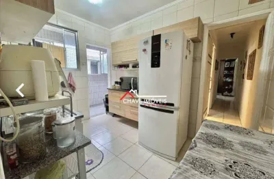 Apartamento com 2 dormitórios à venda, 102 m² por r$ 378.000,00 - encruzilhada - santos/sp