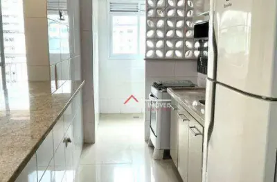 Apartamento com 2 dormitórios à venda, 60 m² por r$ 460.000,00 - josé menino - santos/sp