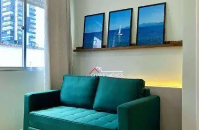 Kitnet com 1 dormitório à venda, 38 m² por r$ 339.000,03 - embaré - santos/sp