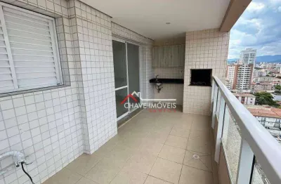 Apartamento com 3 dormitórios para alugar, 92 m² por r$ 5.000,02/mês - ponta da praia - santos/sp