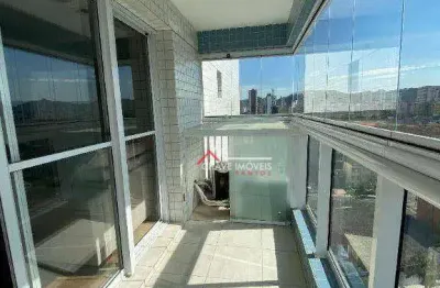 Apartamento com 1 dormitório à venda, 57 m² por r$ 575.000,00 - boqueirão - santos/sp
