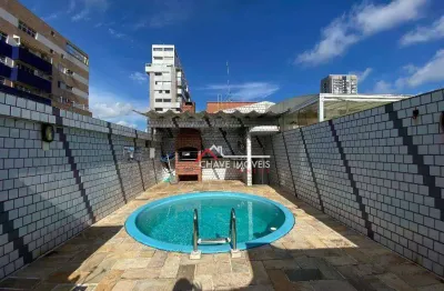 Cobertura com 2 dormitórios à venda, 160 m² por r$ 1.170.000,00 - gonzaga - santos/sp