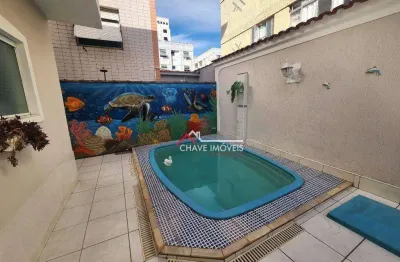 Sobrado com 3 dormitórios à venda, 190 m² por r$ 1.850.000,00 - aparecida - santos/sp