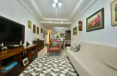 Casa com 3 dormitórios à venda, 162 m² por r$ 1.050.000,00 - embaré - santos/sp