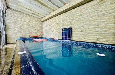 Sobrado com 3 dormitórios à venda, 166 m² por r$ 1.690.000,00 - boqueirão - santos/sp