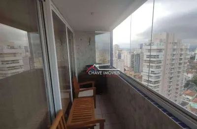 Apartamento duplex com 3 dormitórios à venda, 160 m² por r$ 990.000,00 - boqueirão - santos/sp