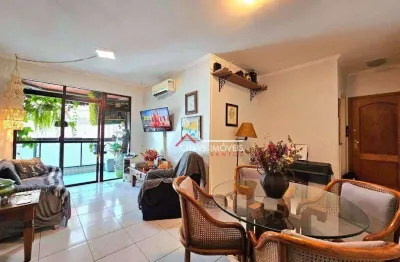Apartamento com 2 dormitórios à venda, 100 m² por r$ 830.000,00 - aparecida - santos/sp