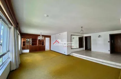 Apartamento com 4 dormitórios à venda, 401 m² por r$ 2.800.000,00 - boqueirão - santos/sp