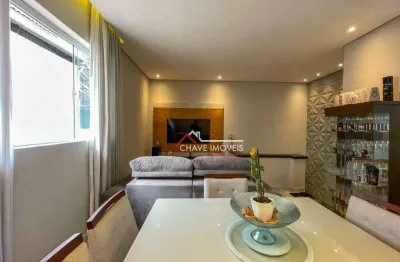 Apartamento com 2 dormitórios à venda, 80 m² por r$ 564.000,00 - boqueirão - santos/sp