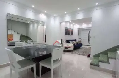 Sobrado à venda, 200 m² por r$ 2.150.000,00 - embaré - santos/sp