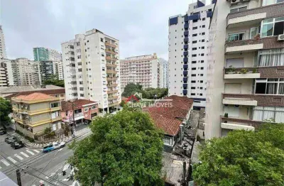 Apartamento à venda, 104 m² por r$ 880.000,00 - boqueirão - santos/sp