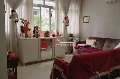 Apartamento com 3 dormitórios à venda, 146 m² por r$ 765.000,00 - gonzaga - santos/sp