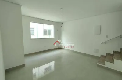 Village com 2 dormitórios à venda, 100 m² por r$ 820.000,00 - campo grande - santos/sp