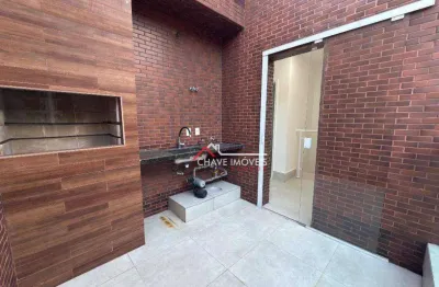 Village com 3 dormitórios à venda, 141 m² - gonzaga - santos/sp