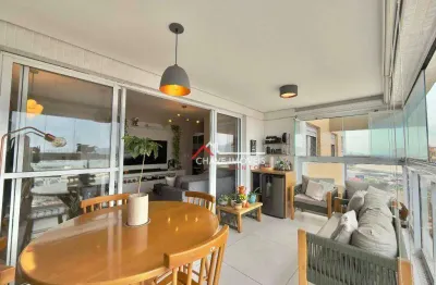 Apartamento com 3 dormitórios à venda, 115 m² por r$ 1.200.000,00 - ponta da praia - santos/sp