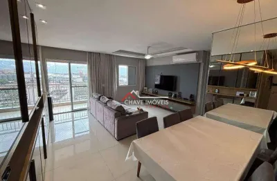 Apartamento com 2 dormitórios à venda, 81 m² por r$ 725.000,00 - estuário - santos/sp