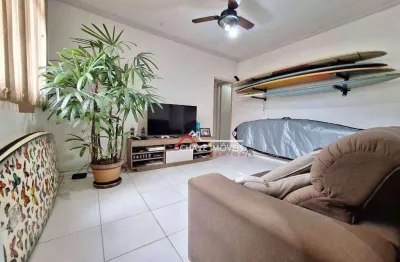 Apartamento com 2 dormitórios à venda, 81 m² por r$ 330.000,00 - marapé - santos/sp