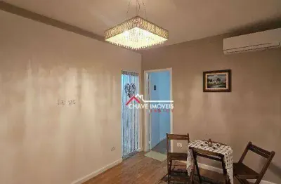 Apartamento com 1 dormitório à venda, 48 m² por r$ 390.000,00 - gonzaga - santos/sp