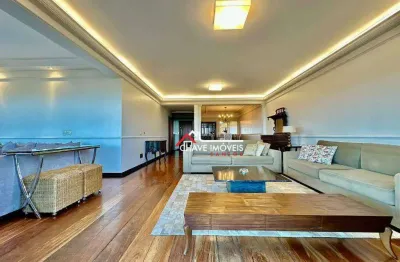 Apartamento com 3 dormitórios à venda, 252 m² por r$ 3.000.000,00 - pompéia - santos/sp