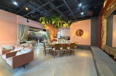 Casa com 3 dormitórios à venda, 400 m² por r$ 4.870.000,00 - pompéia - santos/sp