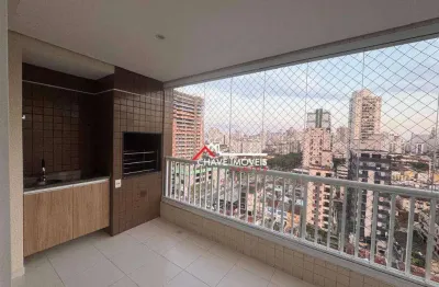 Apartamento com 3 dormitórios para alugar, 111 m² por r$ 6.500,02/mês - vila matias - santos/sp