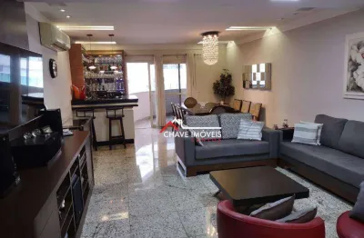 Apartamento com 4 dormitórios à venda, 178 m² por r$ 1.845.000,00 - gonzaga - santos/sp