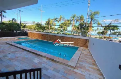Apartamento com 96 m²  com dois dormitóriosem edifício na frente da praia da aparecida em santos